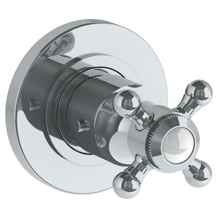 Wall Mounted Mini Thermostatic Shower Trim, 3 1/2" Dia.