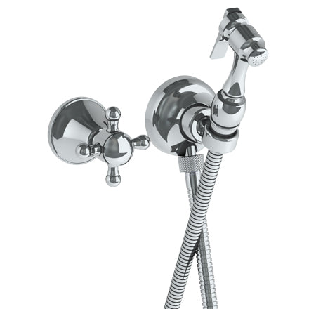 Wall Mounted Bidet Spray Set & Progressive Mixer With 49" Hose