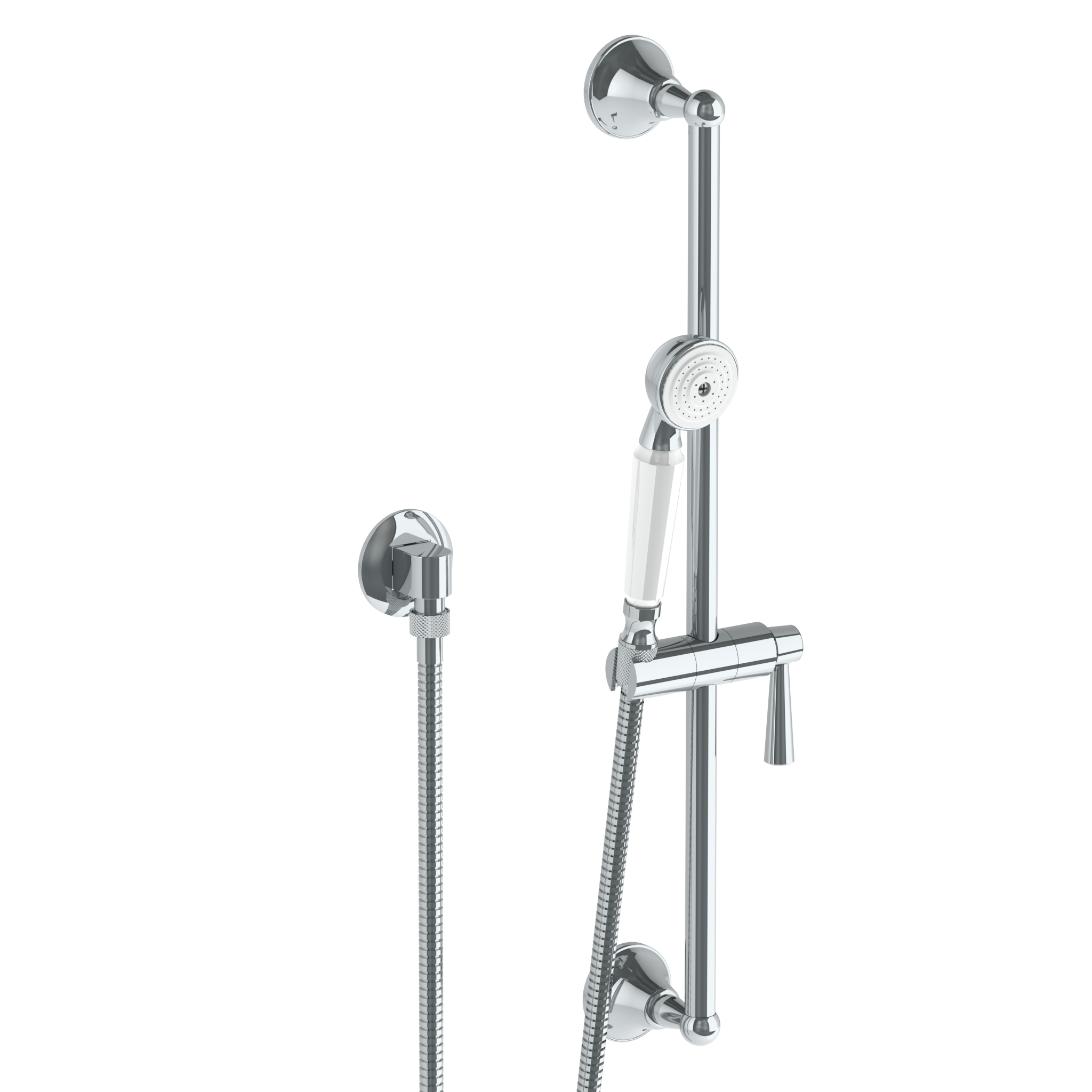 Positioning Bar Shower Kit With Hand Shower And 69" Hose