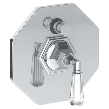 Wall Mounted Pressure Balance Shower Trim With Diverter, 7 1/2"