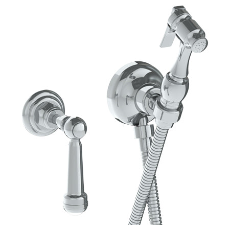 Wall Mounted Bidet Spray Set & Progressive Mixer With 49" Hose