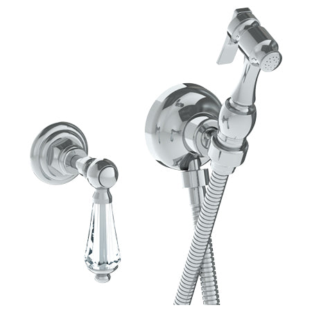 Wall Mounted Bidet Spray Set & Progressive Mixer With 49" Hose