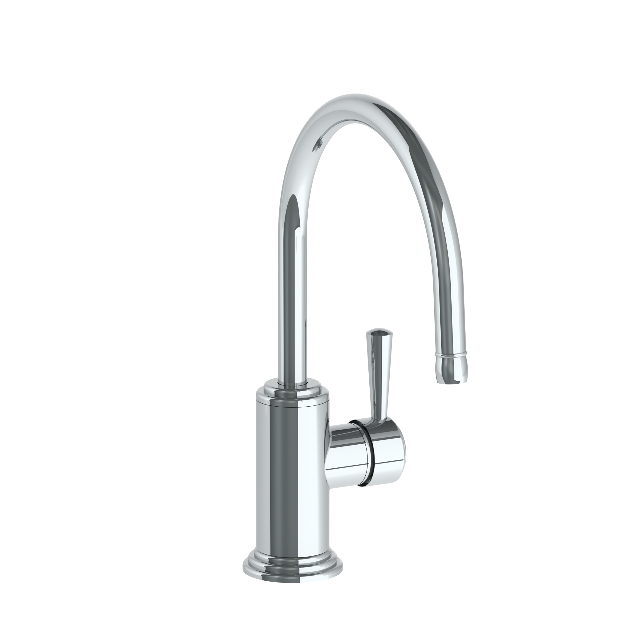 Deck Mounted 1 Hole Kitchen Faucet