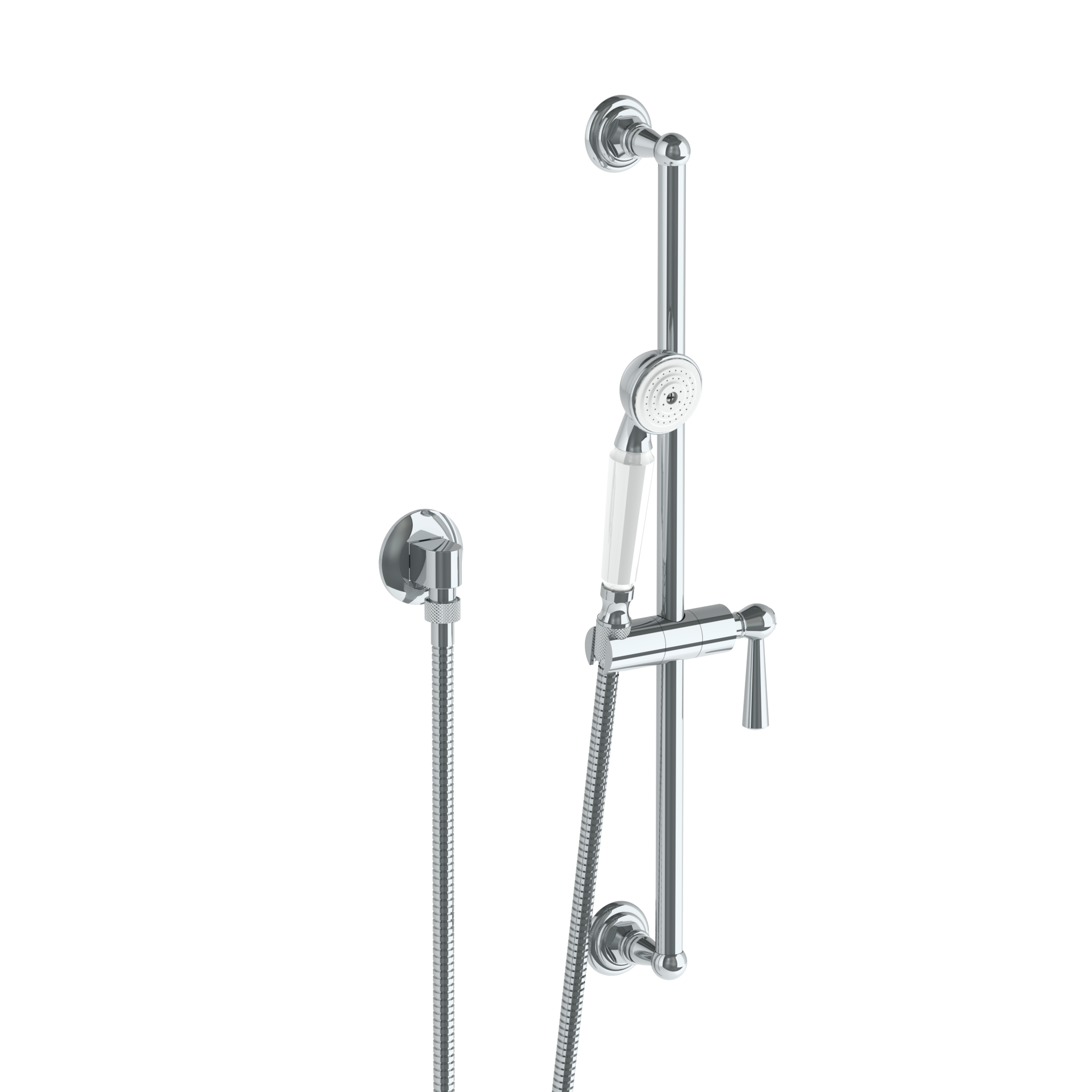 Positioning Bar Shower Kit With Hand Shower And 69" Hose