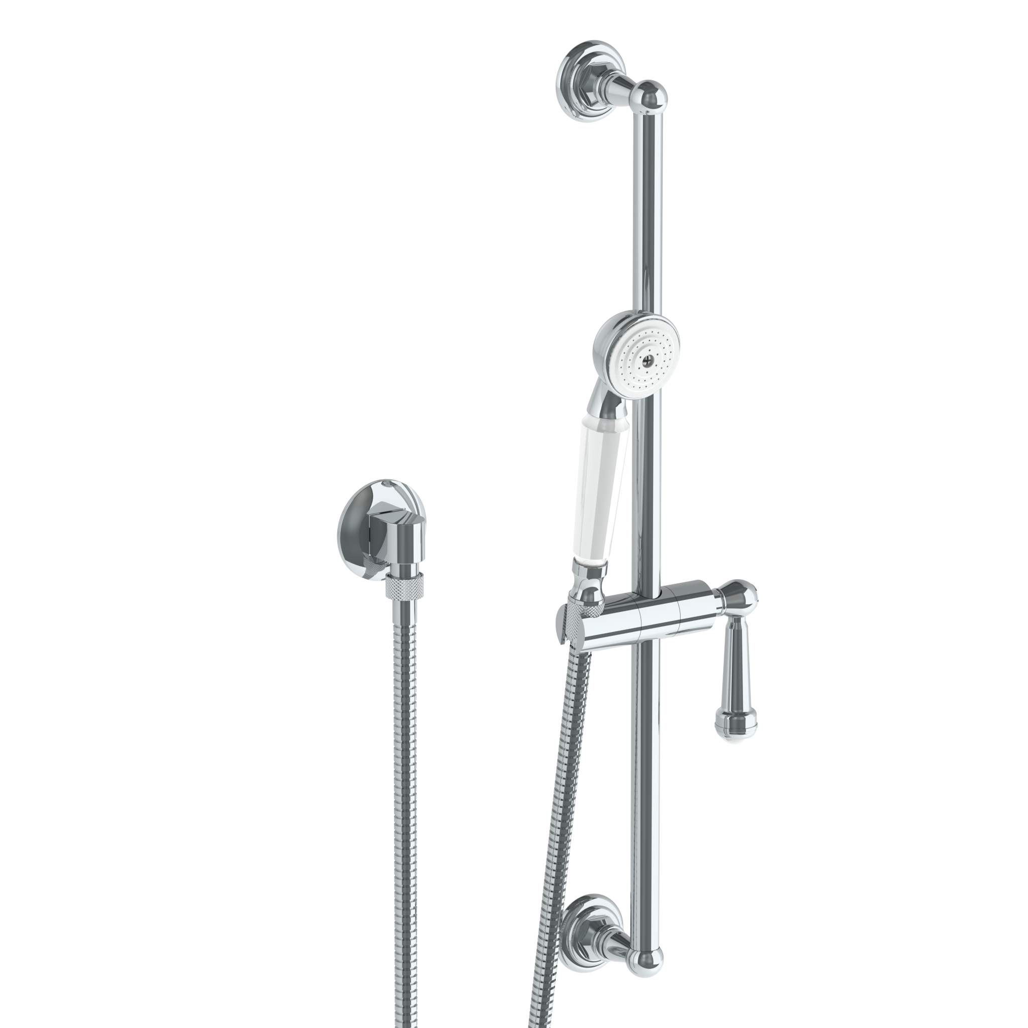 Positioning Bar Shower Kit With Hand Shower And 69" Hose