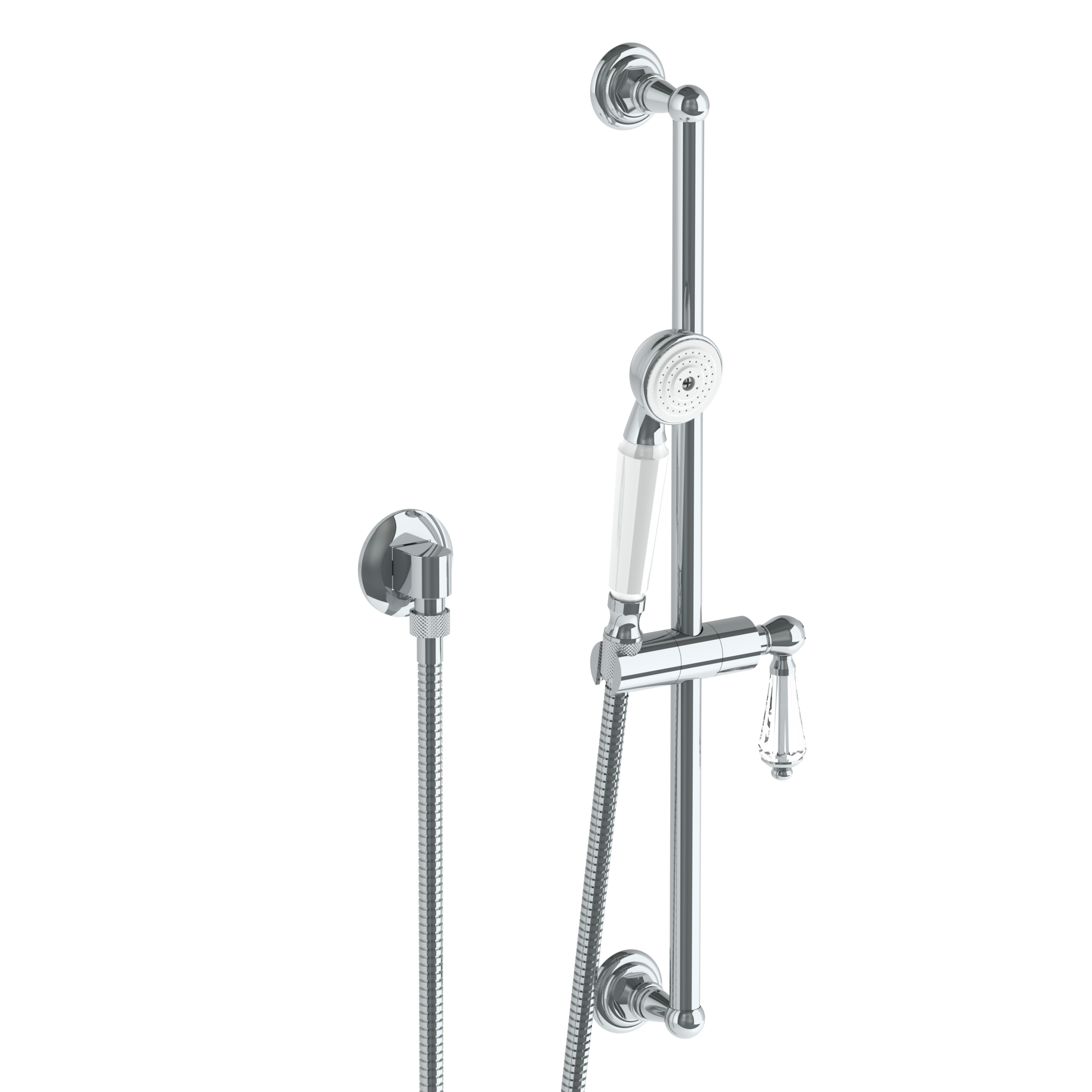 Positioning Bar Shower Kit With Hand Shower And 69" Hose