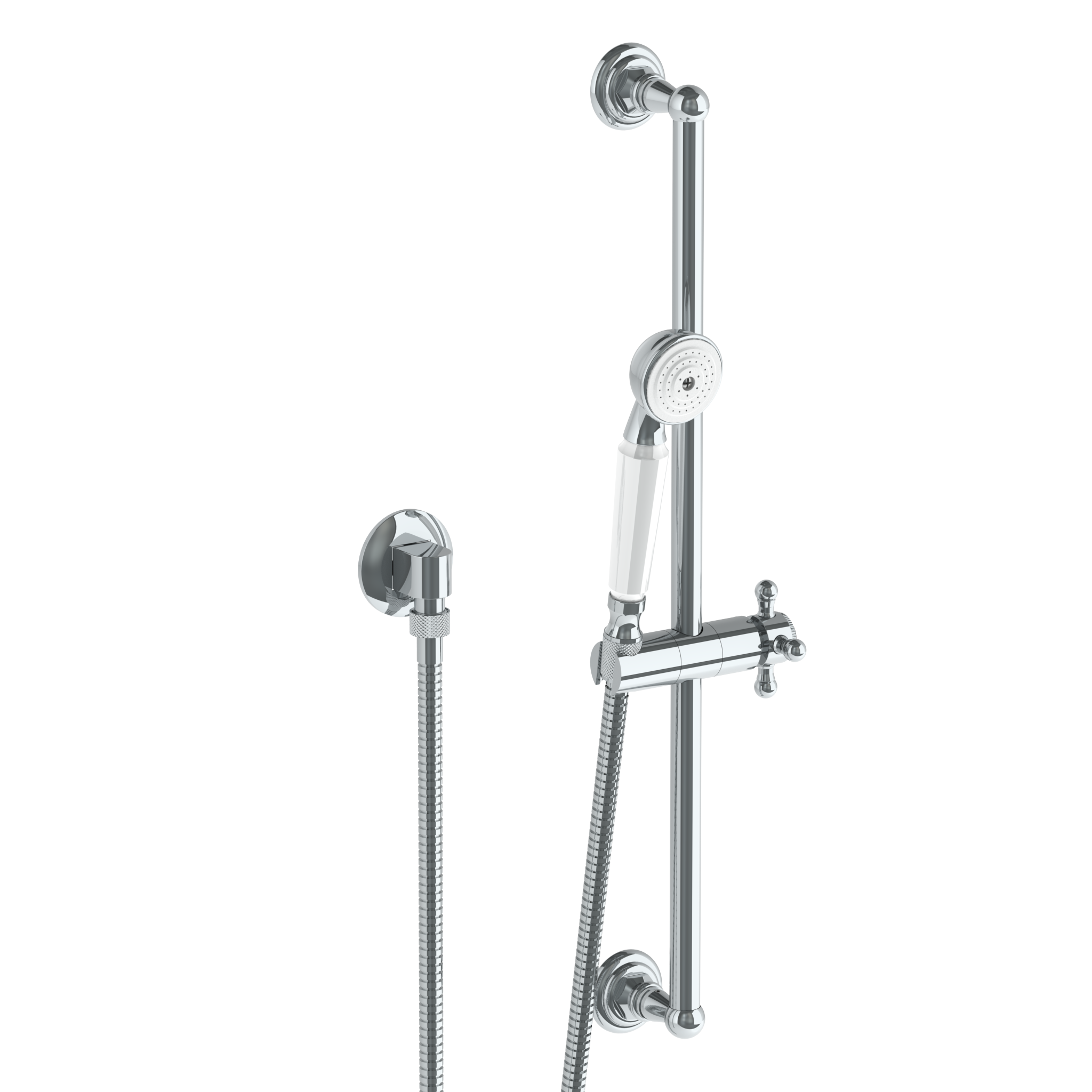 Positioning Bar Shower Kit With Hand Shower And 69" Hose