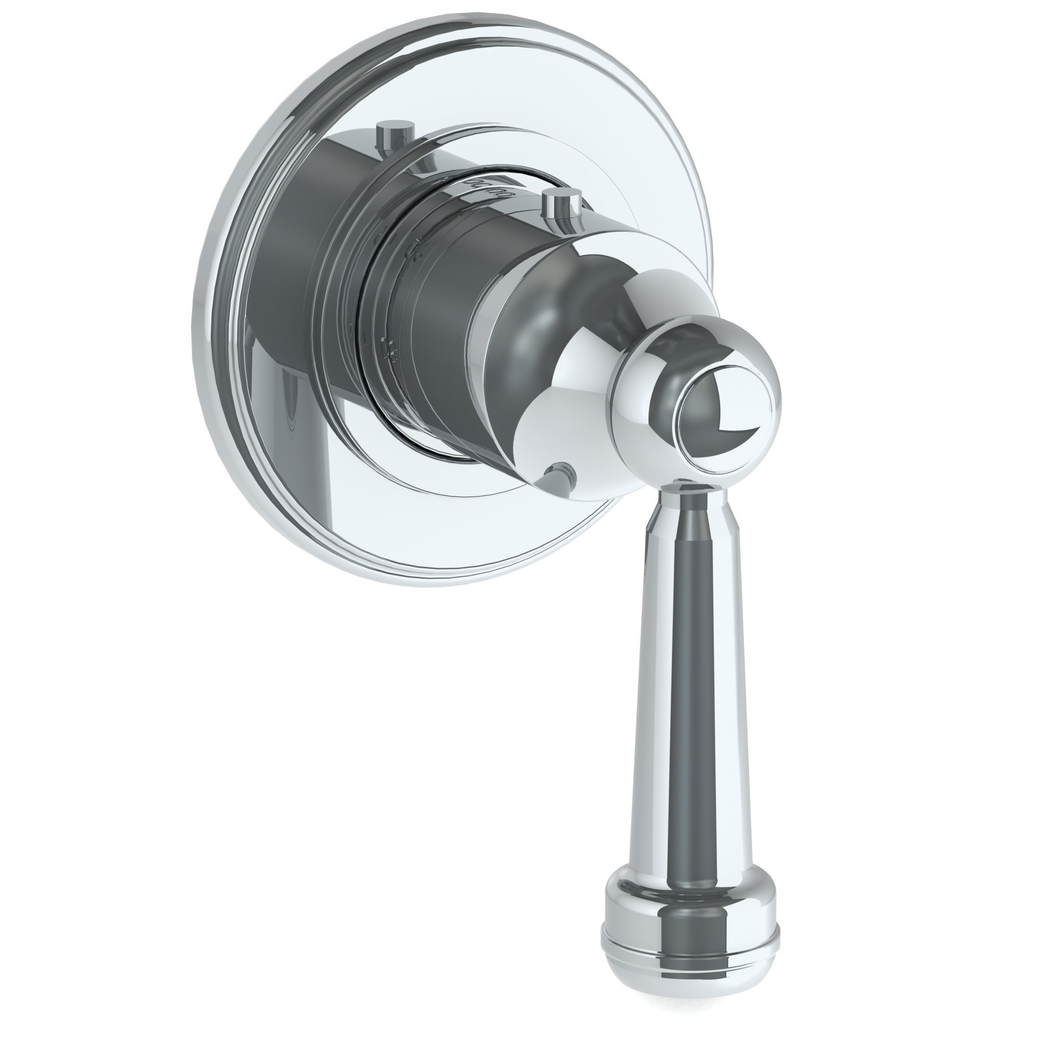 Wall Mounted Mini Thermostatic Shower Trim, 3 1/2" Dia.