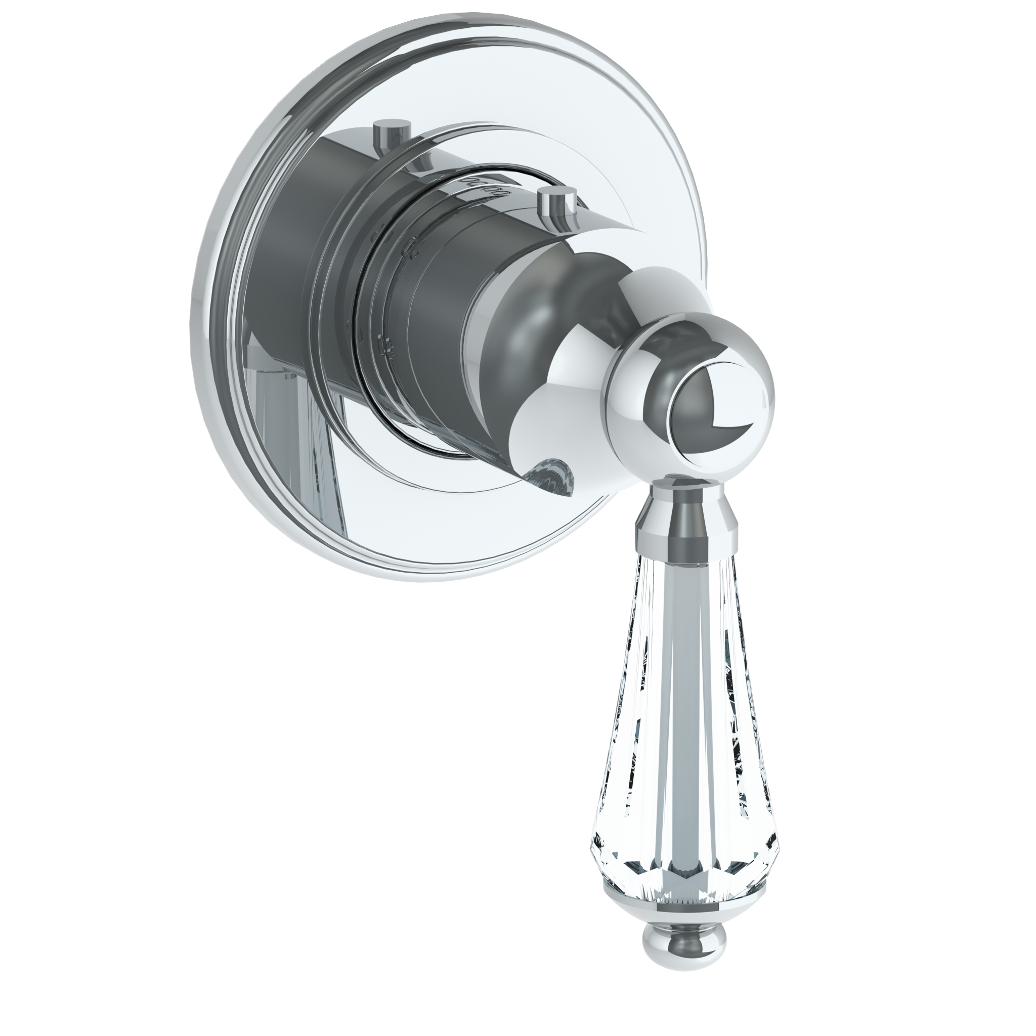 Wall Mounted Mini Thermostatic Shower Trim, 3 1/2" Dia.