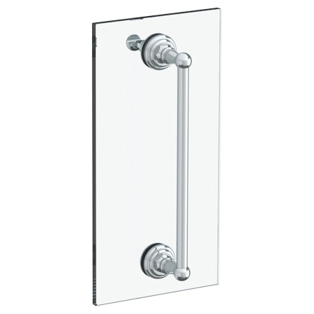 12” Shower Door Pull With Knob/ Glass Mount Towel Bar With Hook