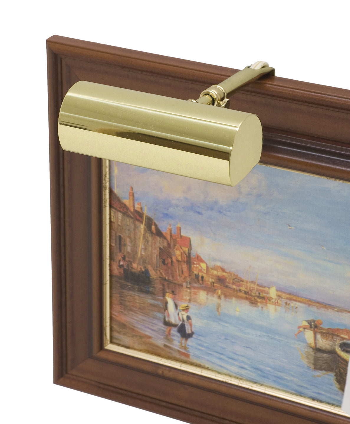 Classic Contemporary One Light Picture Light in Multiple Finishes Width: 5.00 Height: 2.00