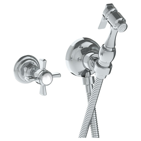 Wall Mounted Bidet Spray Set & Progressive Mixer With 49" Hose