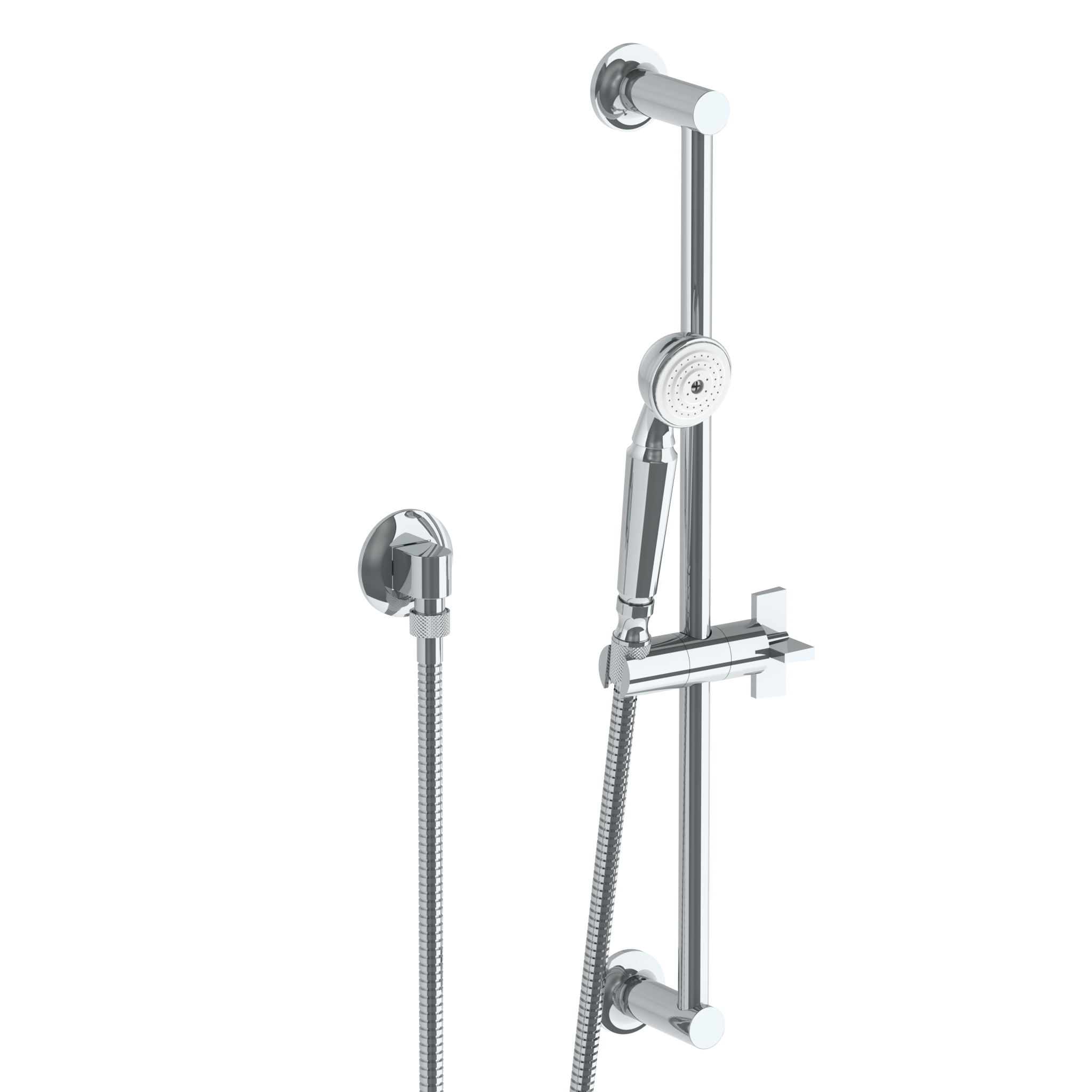 Positioning Bar Shower Kit With Hand Shower And 69" Hose