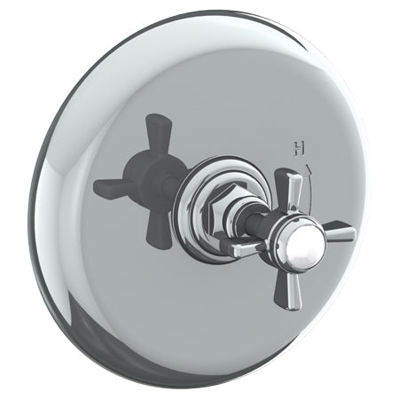 Wall Mounted Pressure Balance Shower Trim, 7" dia.