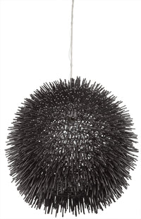 Varaluz - 169P01BL - One Light Pendant - Urchin - Black