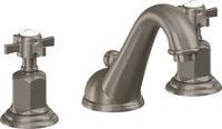 California Faucets - 3402ZBF-GRP - 8" Widespread Lavatory Faucet with Completely Finished ZeroDrain - Graphite (PVD) - Cardiff