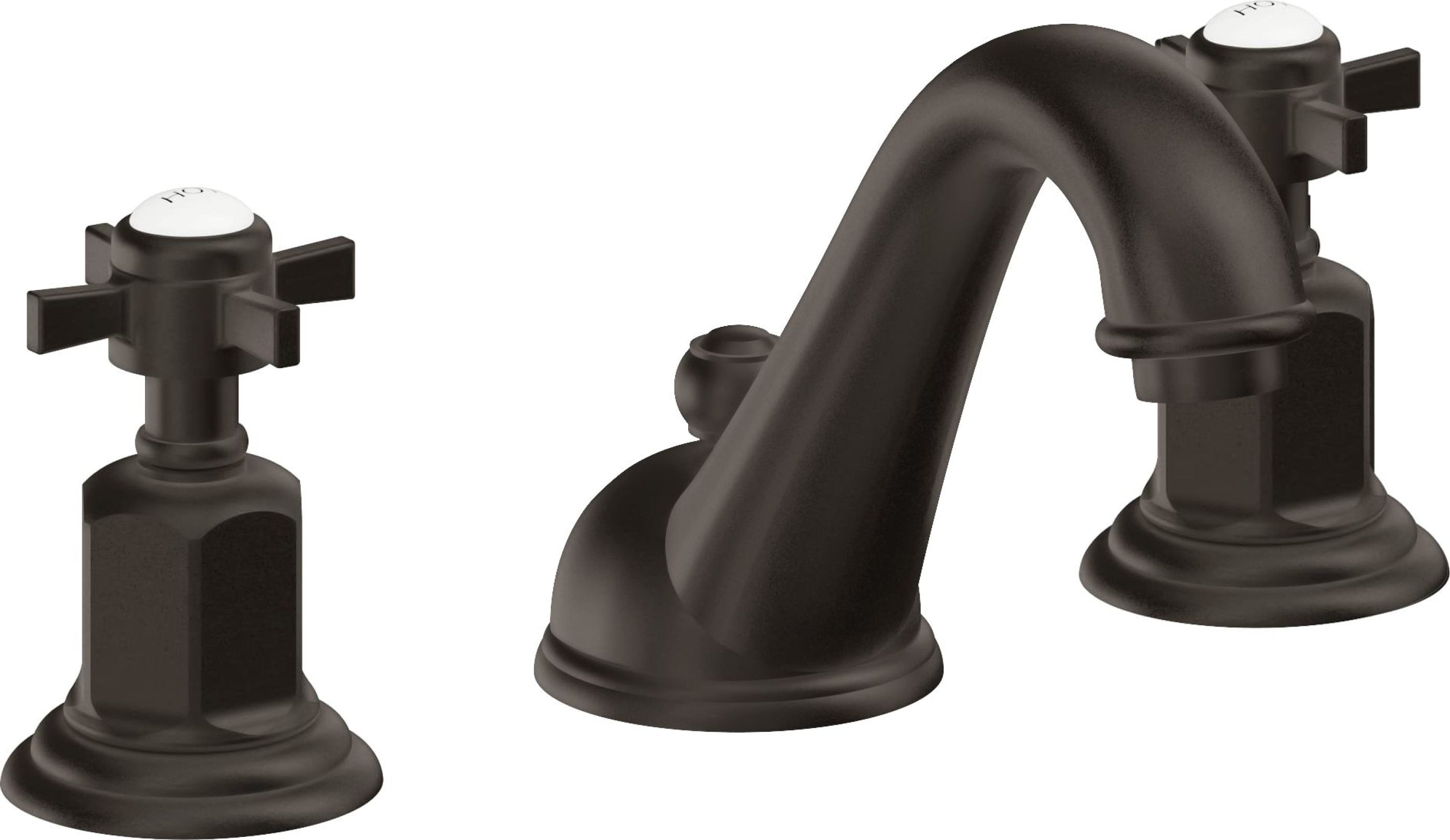 California Faucets - 3402-ORB - 8" Widespread Lavatory Faucet - Oil Rubbed Bronze - Cardiff