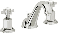 California Faucets - 3402ZBF-PC - 8" Widespread Lavatory Faucet with Completely Finished ZeroDrain - Polished Chrome - Cardiff
