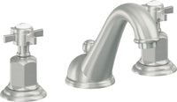 California Faucets - 3402ZBF-SC - 8" Widespread Lavatory Faucet with Completely Finished ZeroDrain - Satin Chrome (PVD) - Cardiff