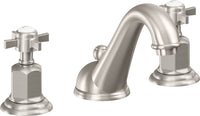 California Faucets - 3402ZBF-USS - 8" Widespread Lavatory Faucet with Completely Finished ZeroDrain - Ultra Stainless Steel (PVD) - Cardiff