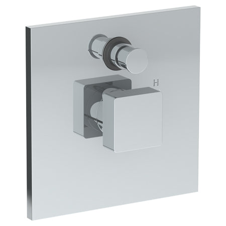 Wall Mounted Pressure Balance Shower Trim With Diverter, 7"