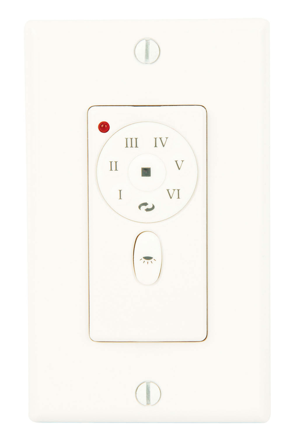 Craftmade - DC-WALL - DC Wall Control Wall Control Only for DC Motor in White Finish - DC Wall Control