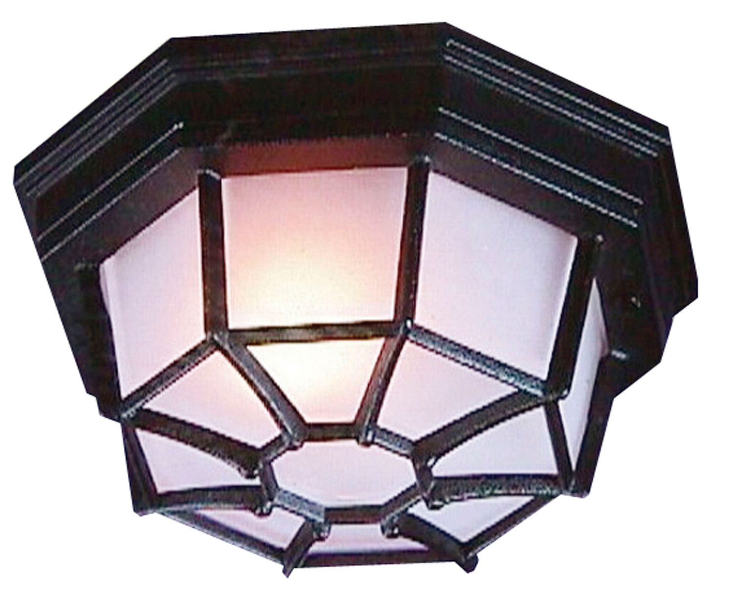 Craftmade - Z390-TB - Bulkheads Octagonal Cast One Light Flushmount in Textured Black Finish - Bulkheads Octagonal Cast