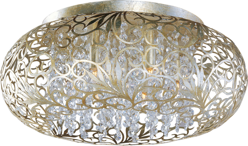 Maxim - 24150BCGS - LED Flush Mount - Arabesque - Golden Silver