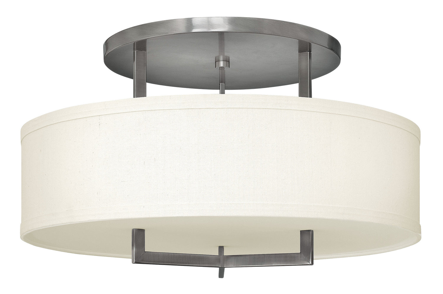 Hinkley - 3211AN - LED Semi-Flush Mount - Hampton - Antique Nickel