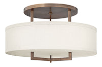 Hinkley - 3211BR - LED Semi-Flush Mount - Hampton - Brushed Bronze