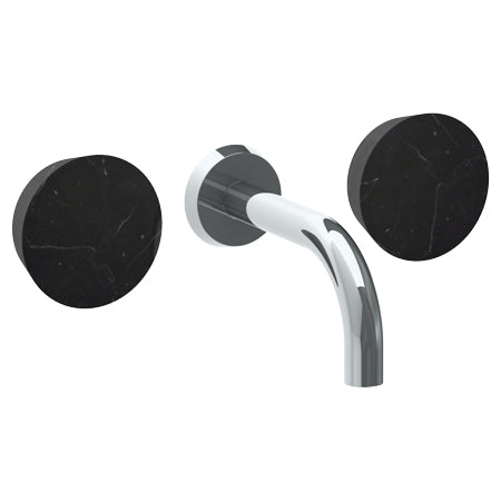 Wall Mounted 3 Hole Lavatory Set With 6" Spout