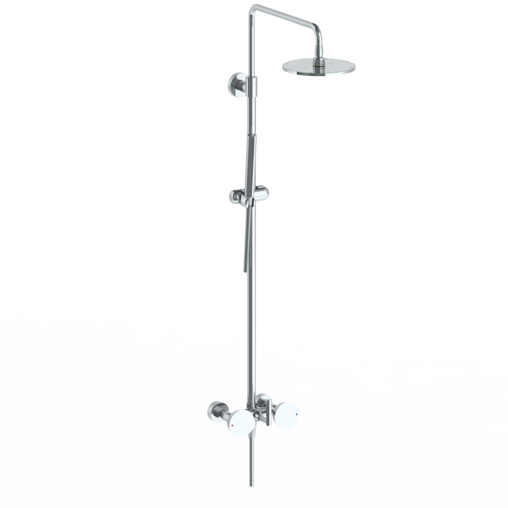 Wall Mounted Exposed Shower With Hand Shower