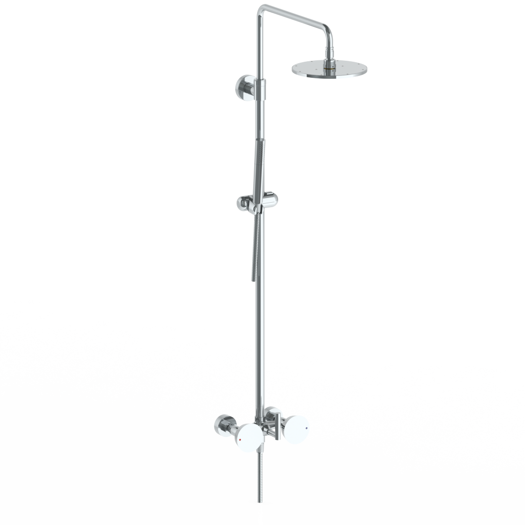 Wall Mounted Exposed Shower With Hand Shower