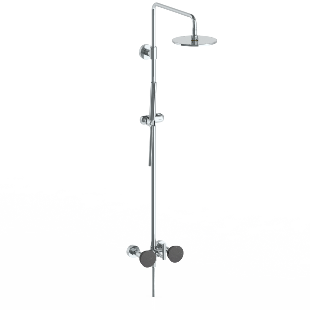 Wall Mounted Exposed Shower With Hand Shower