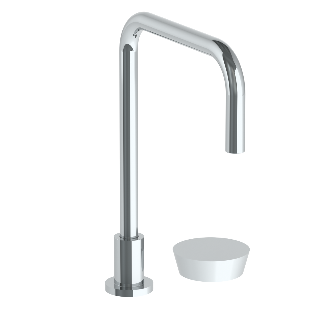 Deck Mounted 2 Hole Square Top Kitchen Faucet