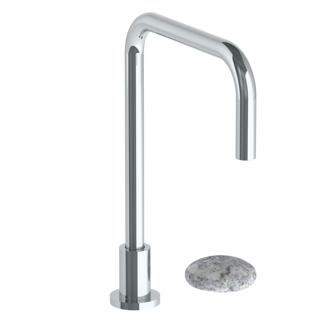 Deck Mounted 2 Hole Square Top Kitchen Faucet