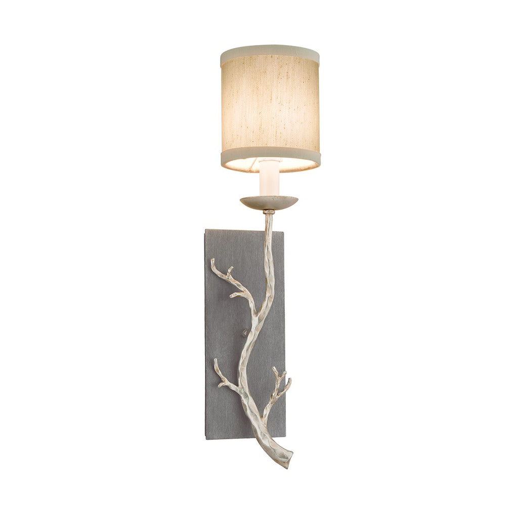 Troy Lighting - B2841-GRA/WSL - One Light Wall Sconce - Adirondack - Graphite/Warm Silver Leaf