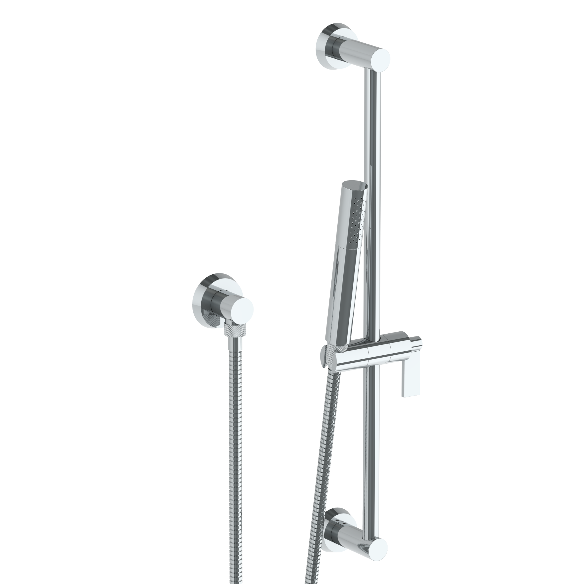 Positioning Bar Shower Kit With Slim Hand Shower And 69" Hose