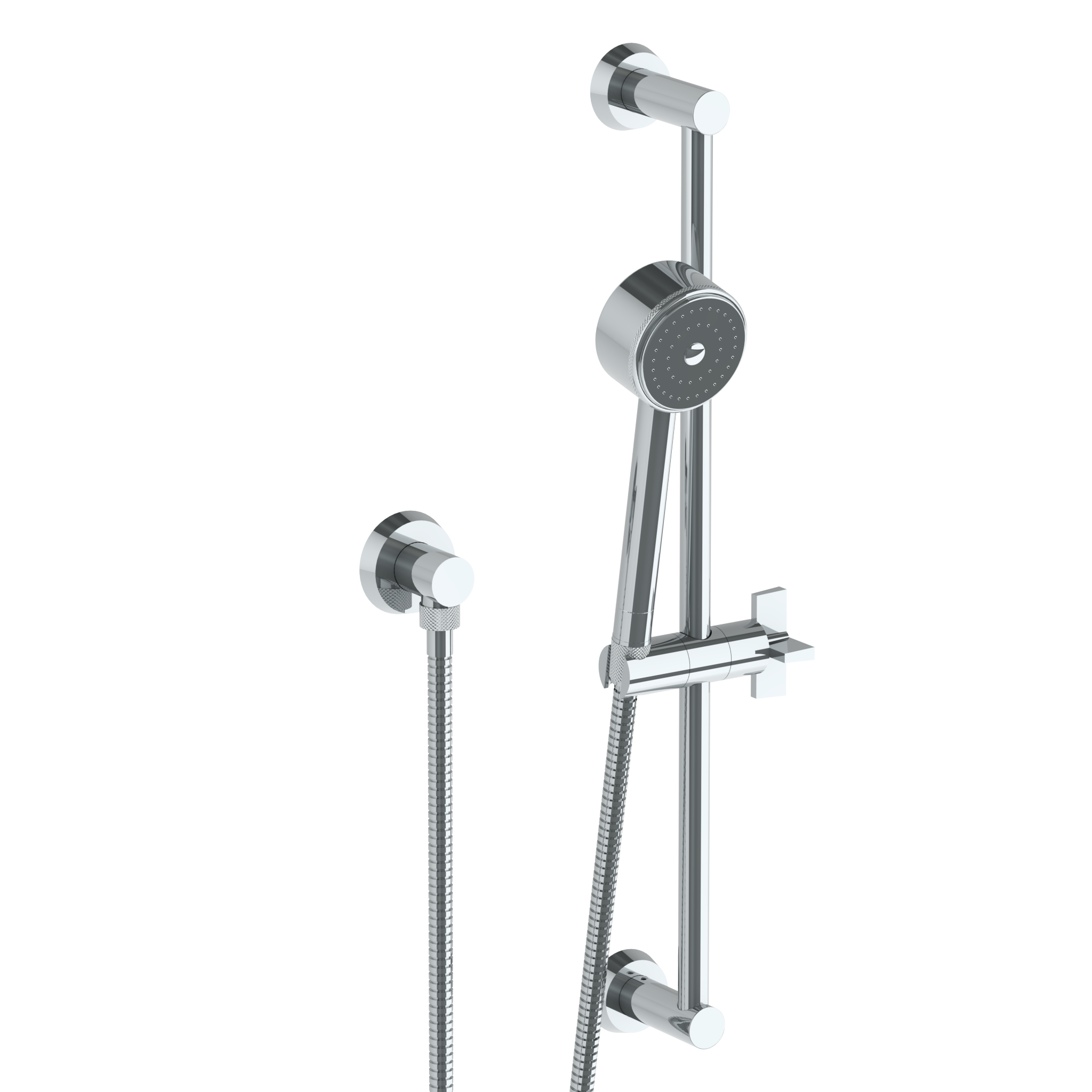 Positioning Bar Shower Kit With Volume Hand Shower And 69" Hose