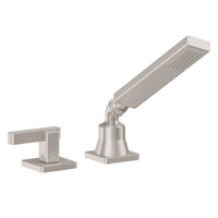 California Faucets - 37.72.18-SN - Handshower & Diverter for Roman Tub - Satin Nickel  - San Elijo