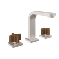 California Faucets - 3702XTZB-SN - 8" Widespread Lavatory Faucet with ZeroDrain™ - Satin Nickel  - San Elijo