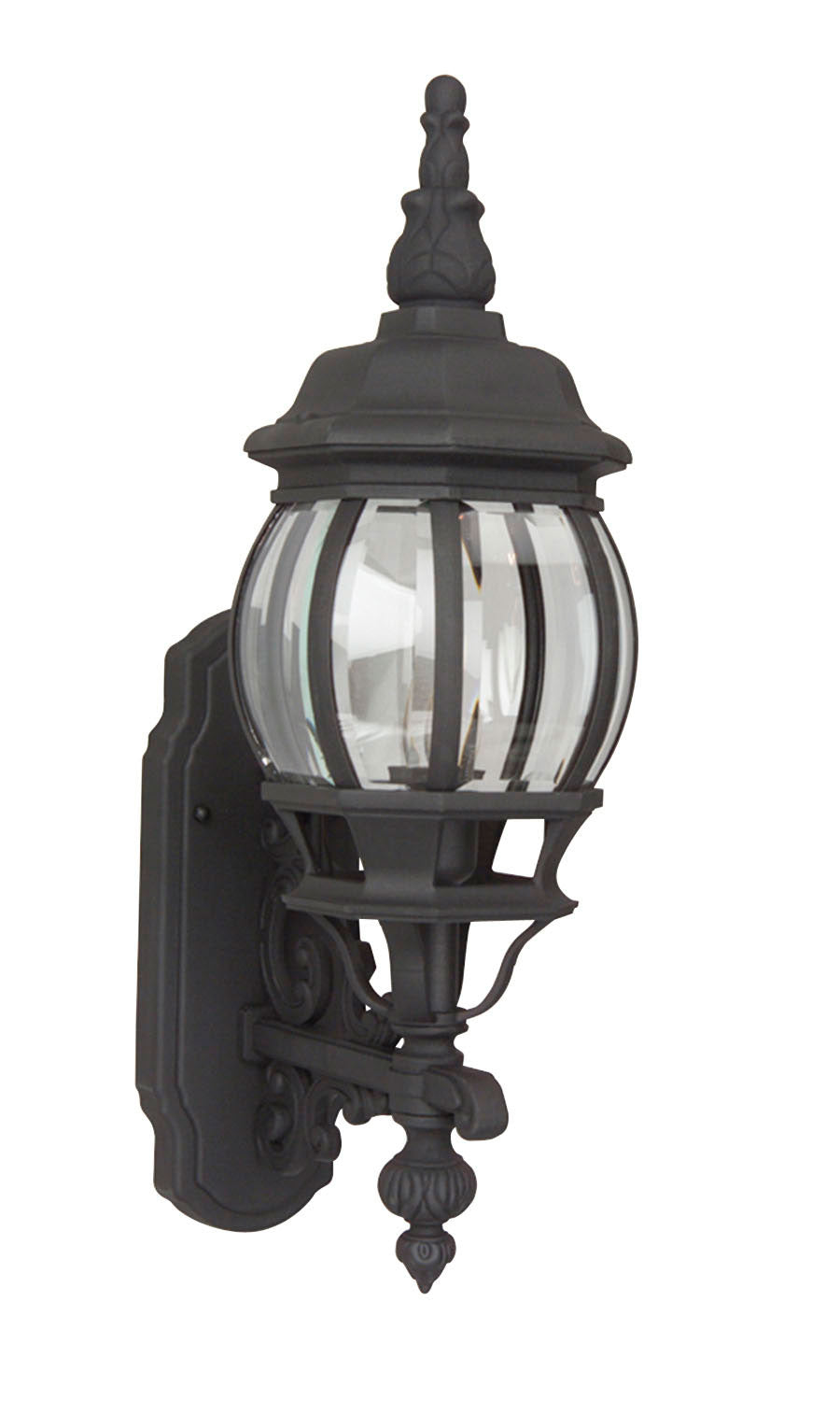 Craftmade - Z320-TB - French Style One Light Wall Mount in Textured Black Finish - French Style