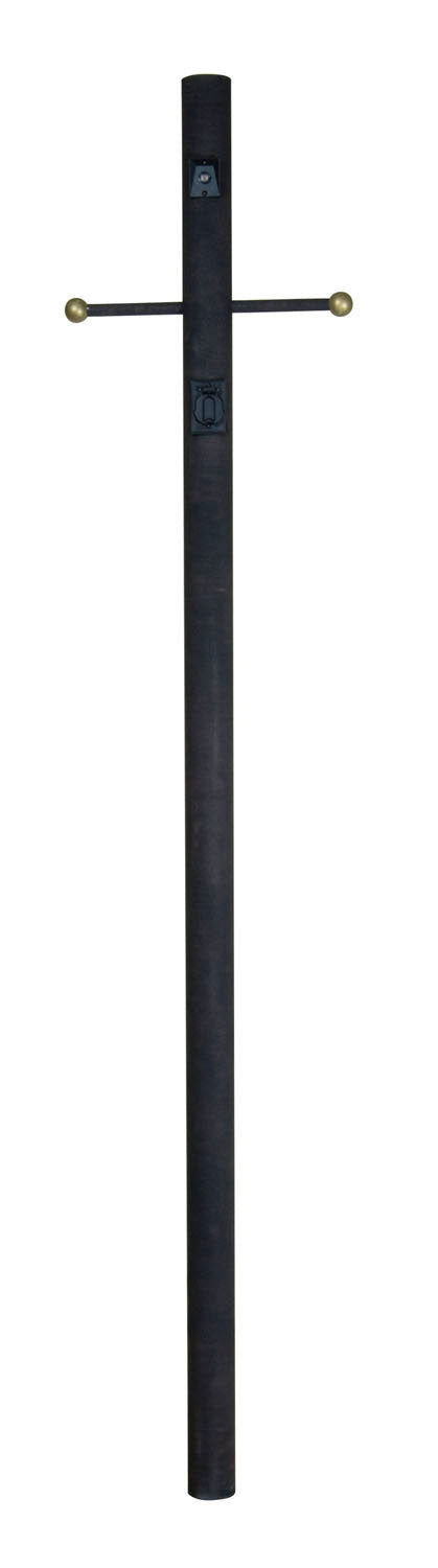 Craftmade - Z8794-TB - Smooth Direct Burial Post in Textured Black Finish - Smooth Direct Burial