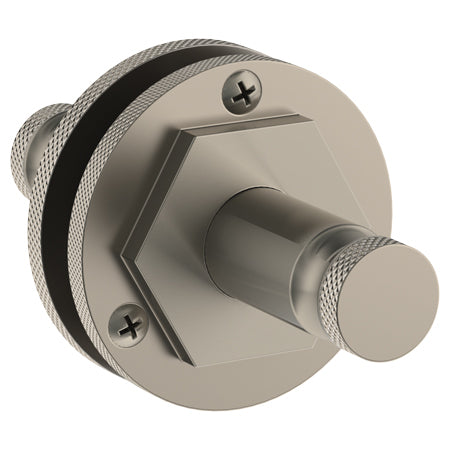 Double Shower Door Knob/ Glass Mount Hook