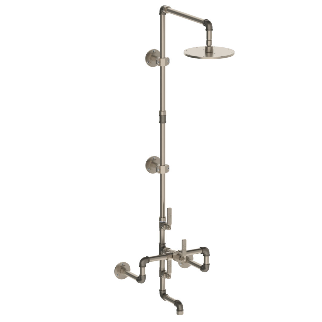 Wall Mounted Exposed Thermostatic Tub/ Shower Set