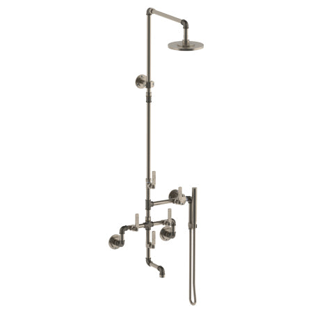 Wall Mounted Exposed Tub/ Shower With Hand Shower Set