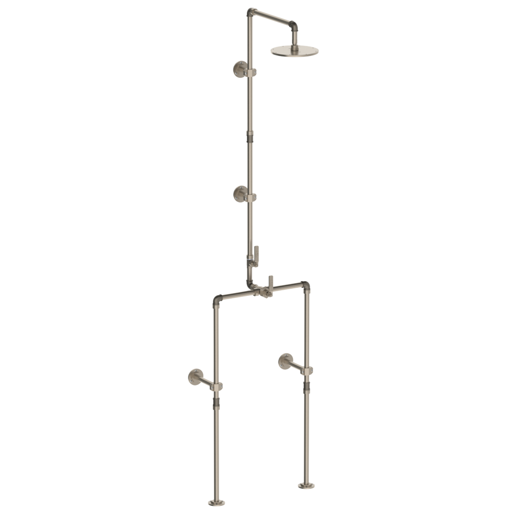 Floor Mounted Exposed Thermostatic Shower Set