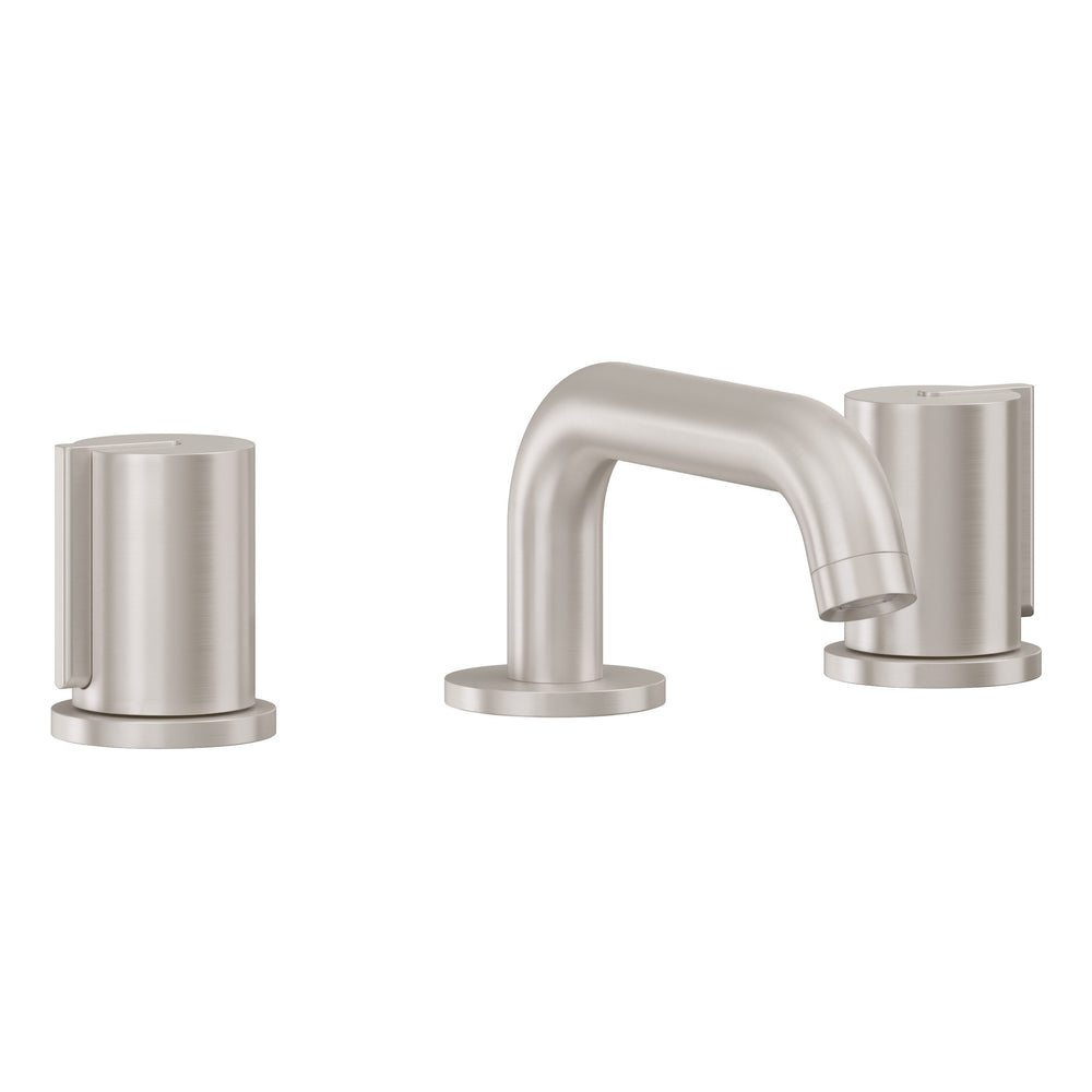 California Faucets - 3902ZB-SN - 8" Widespread Lavatory Faucet with ZeroDrain™ - Satin Nickel  - Jalama