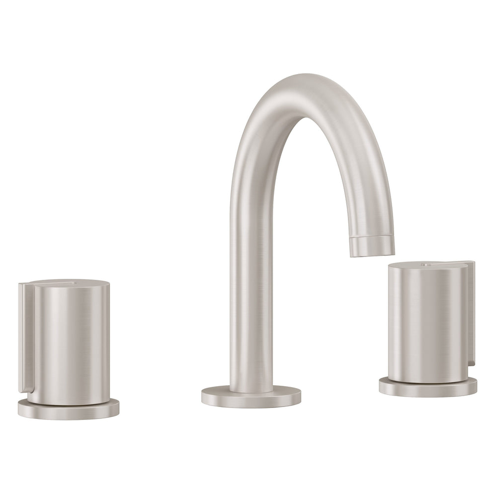 California Faucets - 3902MZB-SN - 8" Widespread Lavatory Faucet with ZeroDrain™ - Satin Nickel  - Jalama