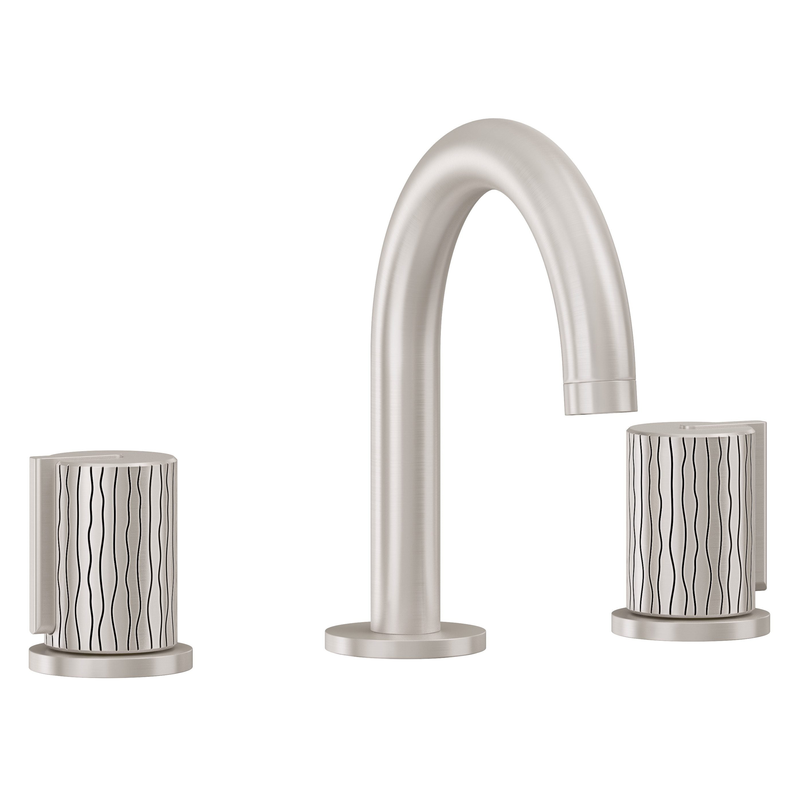 California Faucets - 3902MRI-SN - 8" Widespread Lavatory Faucet - Satin Nickel  - Jalama